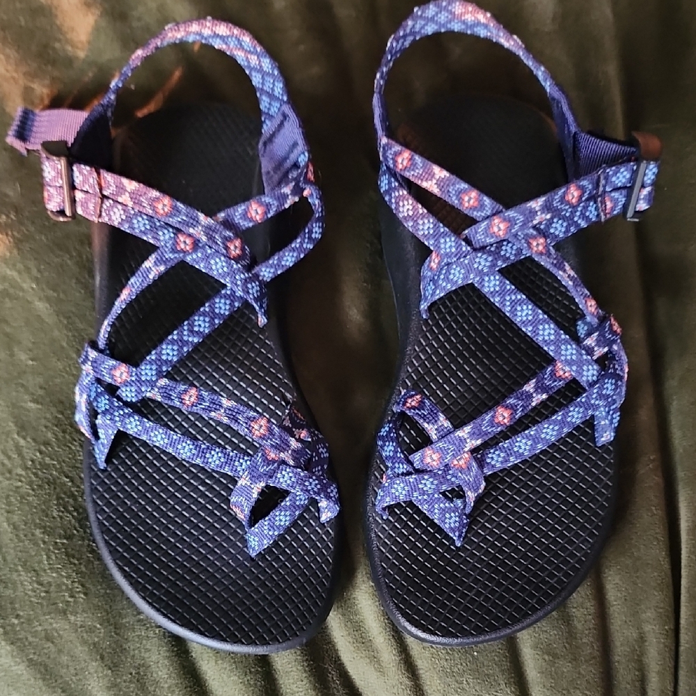 Chaco Blue and Pink Women's Sandals